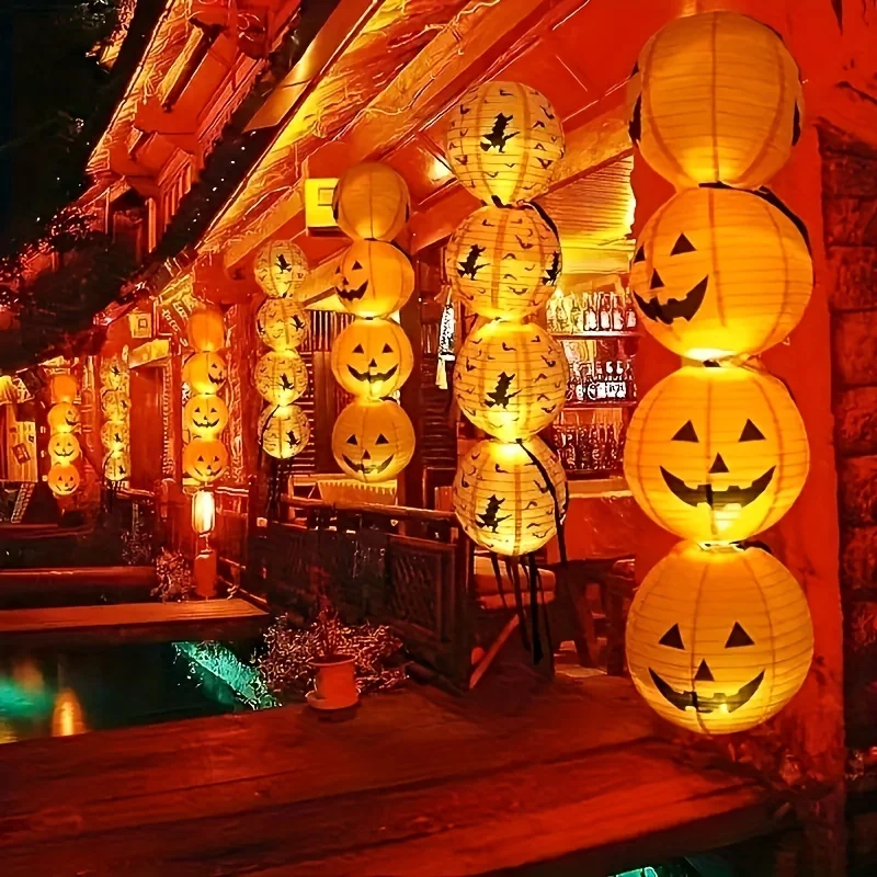 2pcs Halloween Pumpkin Lanterns for Halloween Decoration Jack-O'-Lanterns for Home Outdoor Decoration No Electricity Needed 2pcs Halloween Pumpkin Lanterns for Halloween Decoration Jack-O'-Lanterns for Home Outdoor Decoration No Electricity Needed