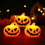 Pumpkin Lantern Halloween Ghost Face Lamp Kids Gift For Balcony Bedroom Garden Halloween Party Decoration Atmosphere Light 4