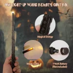 Floating Candles with Wand 12 PCs Magic Hanging Candles Flickering Warm Light Flameless Floating LED Candle Halloween Decoration 6