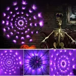 Halloween LED Light String Ghost Festival Decoration Ghost House Party Decoration Atmosphere Light Spider Web Colorful Light 3