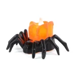 1PCS Halloween Decorations LED Candle Light Plastic Spider Pumpkin Lamp for Home Bar Haunted House Halloween Party Decor 6