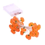 Pumpkin Horror Eyeballs LED String Lights Portable USB 20 40 Leds Halloween Party Decoration For Home bar Atmosphere Decor 2