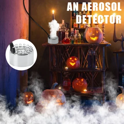 Mini LED Pumpkin Light Fogger Water Fountain Pond Fog Machine For Halloween Christmas Easter Party Festival Decoration 2023 2