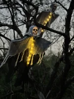1PCS Halloween Skeleton Ghost Decoration Ghost with LED Halloween Decoration LED String Lights for Outdoor Use in Gardens 2
