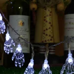 1pc 20LED Halloween Skeleton Hand Battery Powered String Light Horrible Atmosphere Skull Hand Lamp For Home Patry Yard Decor 3