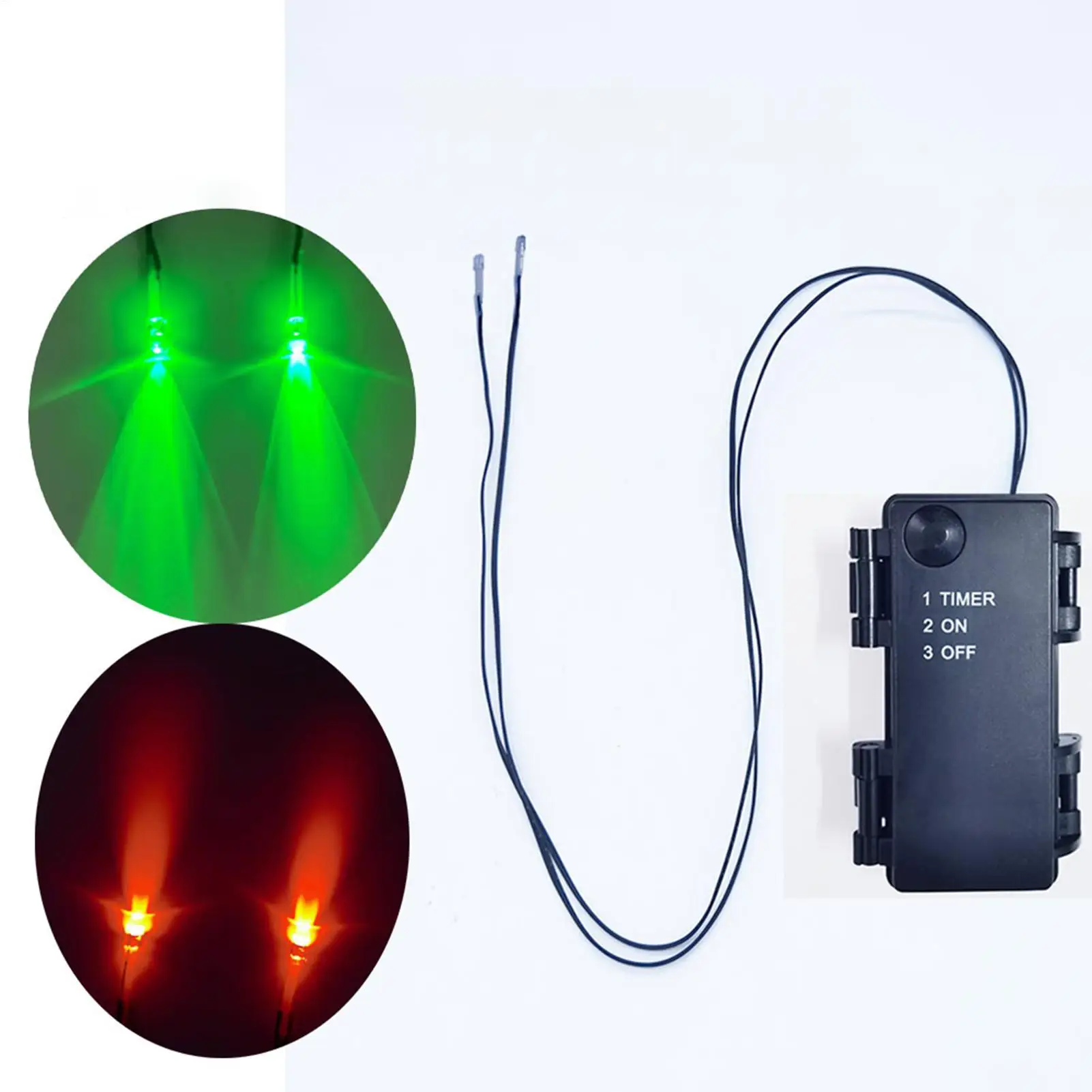 Halloween LED Glowing Eyes With Timer Light Up DIY Eyes for Skeleton Pumpkins Masks Tombstones Indoor Outdoor Horror Decorations 2