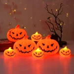 Pumpkin Lantern Halloween Ghost Face Lamp Kids Gift For Balcony Bedroom Garden Halloween Party Decoration Atmosphere Light 2