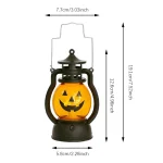 Cosplay Pumpkin Lights Decorative LED Handheld Lamp Pumpkin for Table Camping Garden Yard Party Home Decor 4