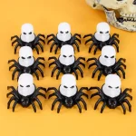 Halloween Decorations LED Candle Light Plastic Spider Skull Lamp for Home Bar Haunted House Halloween Party Decor Horror Props 6