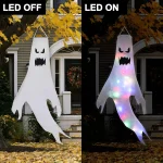 Hanging Ghost Halloween LED Luminous Ghost Children's Gift Scary Party Props Home Outdoor Courtyard Bar Hanging Decorations 4