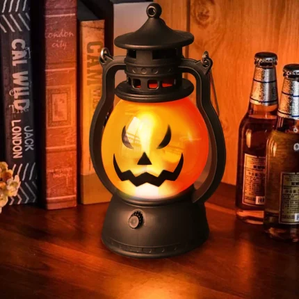Cosplay Pumpkin Lights Decorative LED Handheld Lamp Pumpkin for Table Camping Garden Yard Party Home Decor