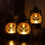 Cosplay Pumpkin Lights Decorative LED Handheld Lamp Pumpkin for Table Camping Garden Yard Party Home Decor 3